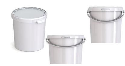 Afbeeldingen van Emmer kunststof wit